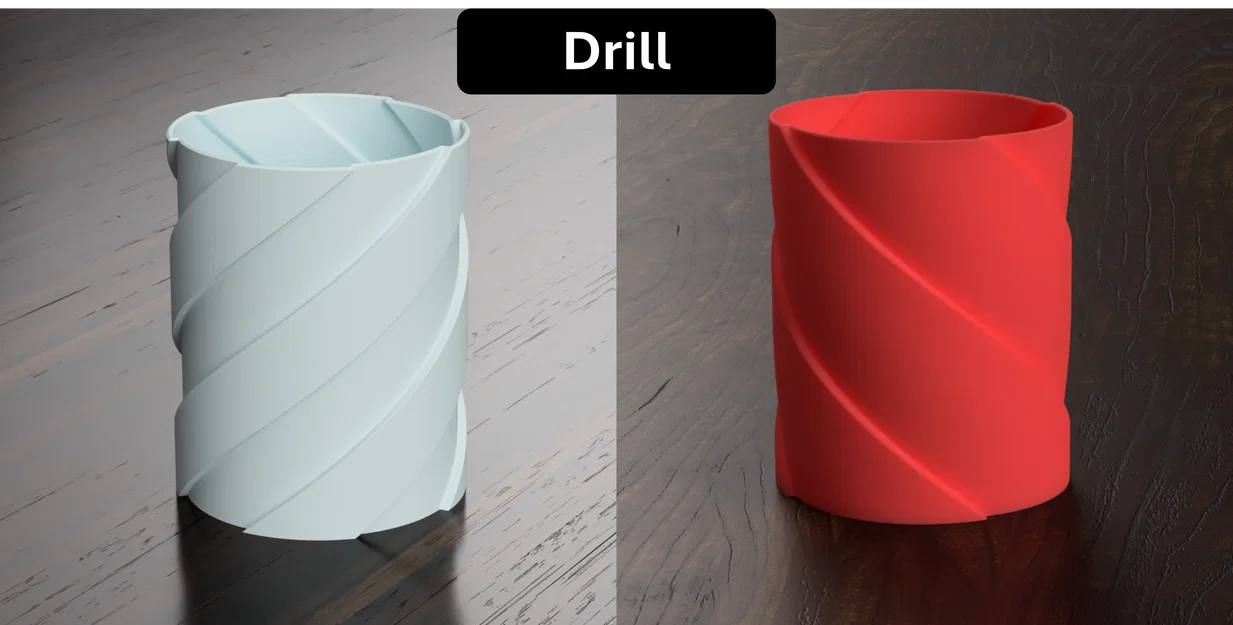 Bộ Ống Cắm Bút Hình Học: 11 Mẫu (Vase Mode & Bản Sturdy) - Image 6