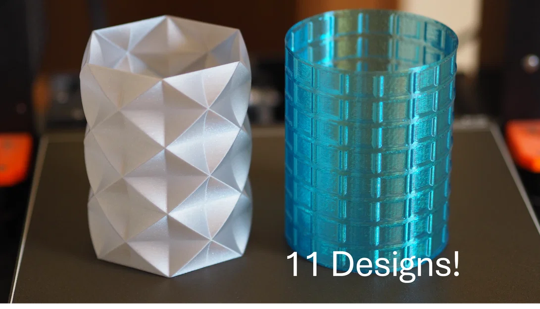 Bộ Ống Cắm Bút Hình Học: 11 Mẫu (Vase Mode & Bản Sturdy) - Image 11