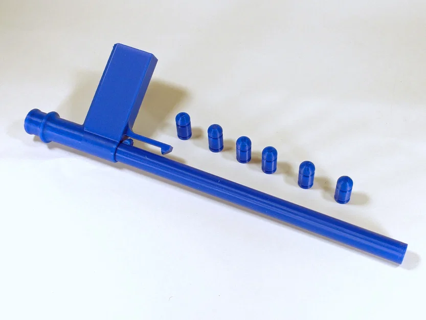 Ống thổi (Blowgun) bắn nhanh với băng đạn 6 khe - Image 1