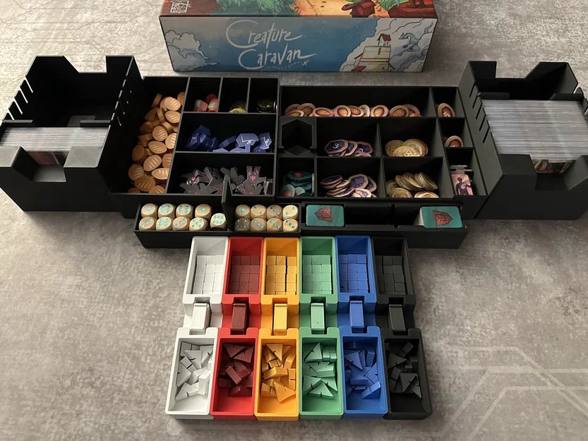 Insert cho Creature Caravan Deluxe Edition (khay sắp xếp hộp game) - Image 1