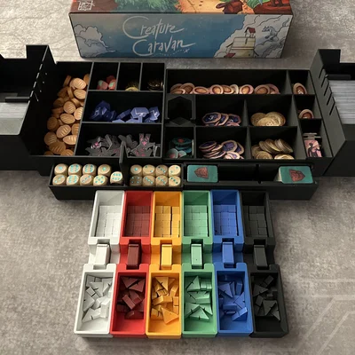 Insert cho Creature Caravan Deluxe Edition (khay sắp xếp hộp game)