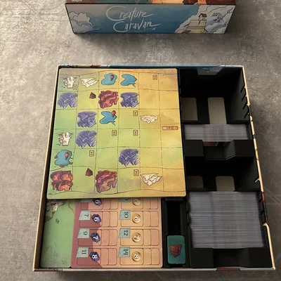 Insert cho Creature Caravan Deluxe Edition (khay sắp xếp hộp game)