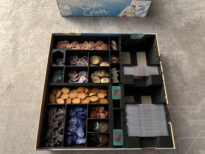 Insert cho Creature Caravan Deluxe Edition (khay sắp xếp hộp game) - Image 7