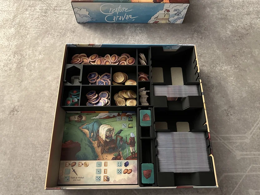 Insert cho Creature Caravan Deluxe Edition (khay sắp xếp hộp game) - Image 8
