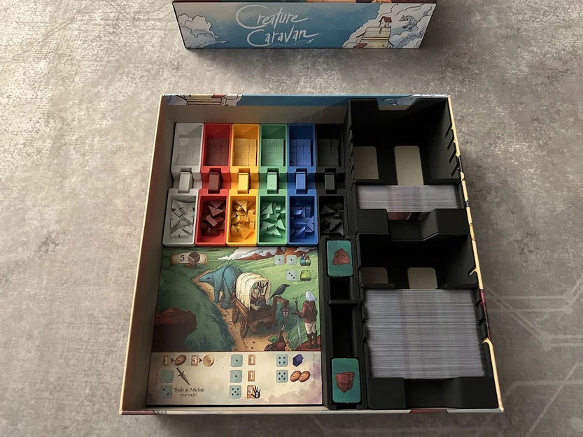 Insert cho Creature Caravan Deluxe Edition (khay sắp xếp hộp game) - Image 9
