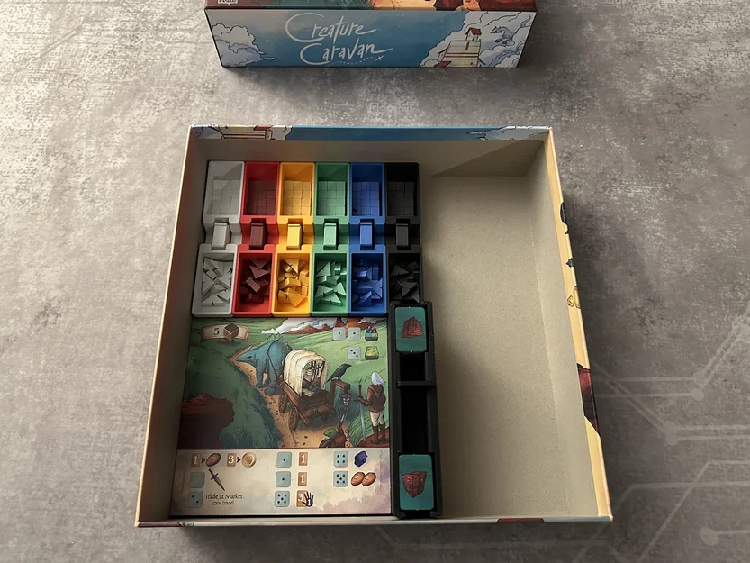 Insert cho Creature Caravan Deluxe Edition (khay sắp xếp hộp game) - Image 10