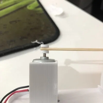 Bánh răng đai (Pulley) cho động cơ DC trục 1mm in 3D