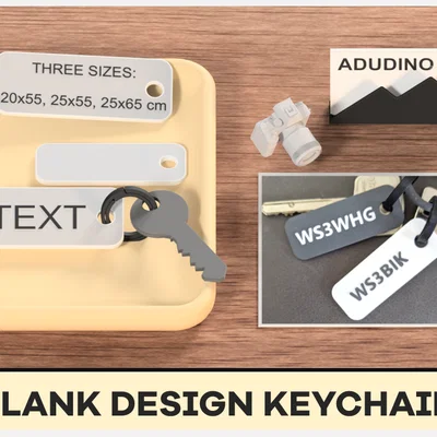 Móc khóa trống (Keychain/Key Tag)