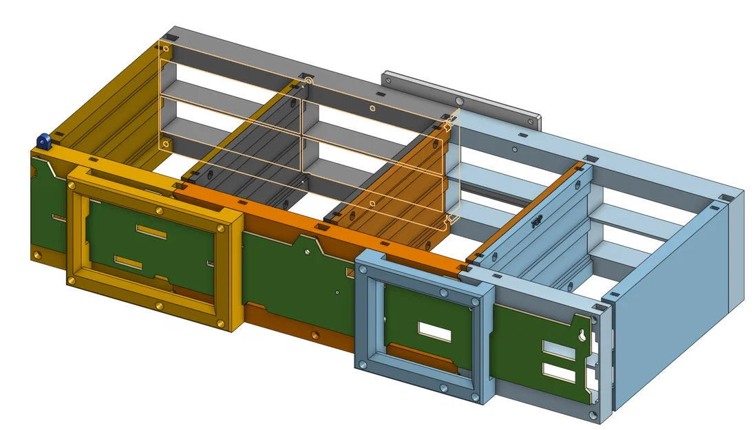 Vỏ HDD xếp chồng kèm Backplane (Stackable HDD Enclosure with Backplane) - Image 3