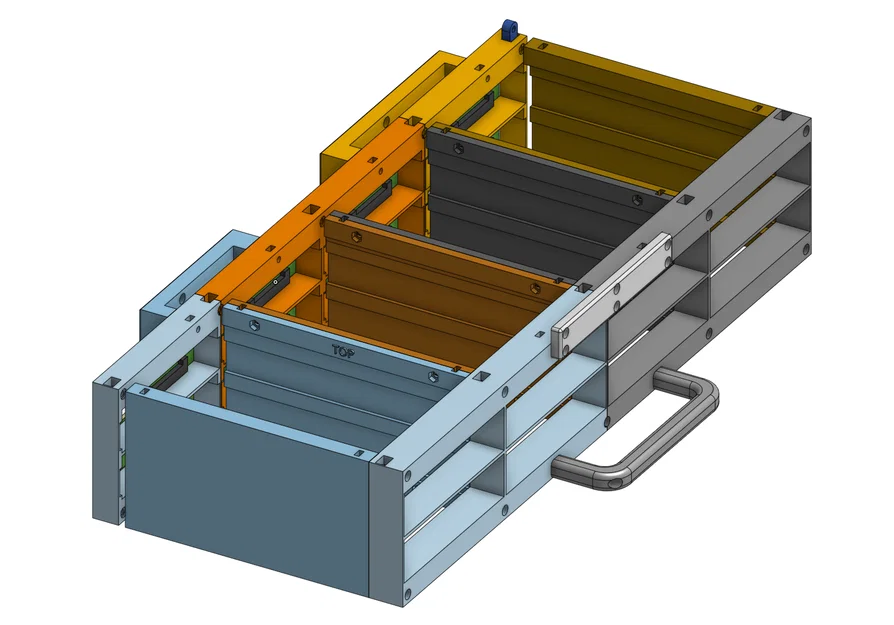 Vỏ HDD xếp chồng kèm Backplane (Stackable HDD Enclosure with Backplane) - Image 4