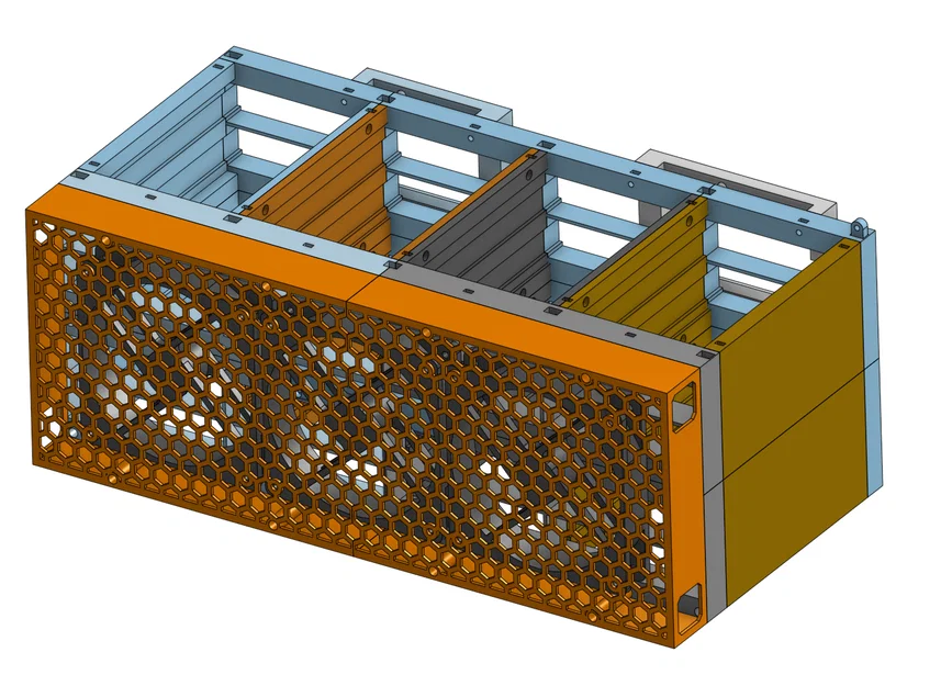 Vỏ HDD xếp chồng kèm Backplane (Stackable HDD Enclosure with Backplane) - Image 7