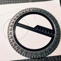 Thước đo góc (Protractor) xoay được - Thumbnail 1