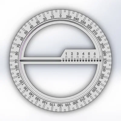 Thước đo góc (Protractor) xoay được