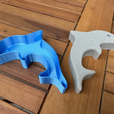 Khuôn Cát Cá Heo Dễ Thương (Cute Dolphin Sand Mold)