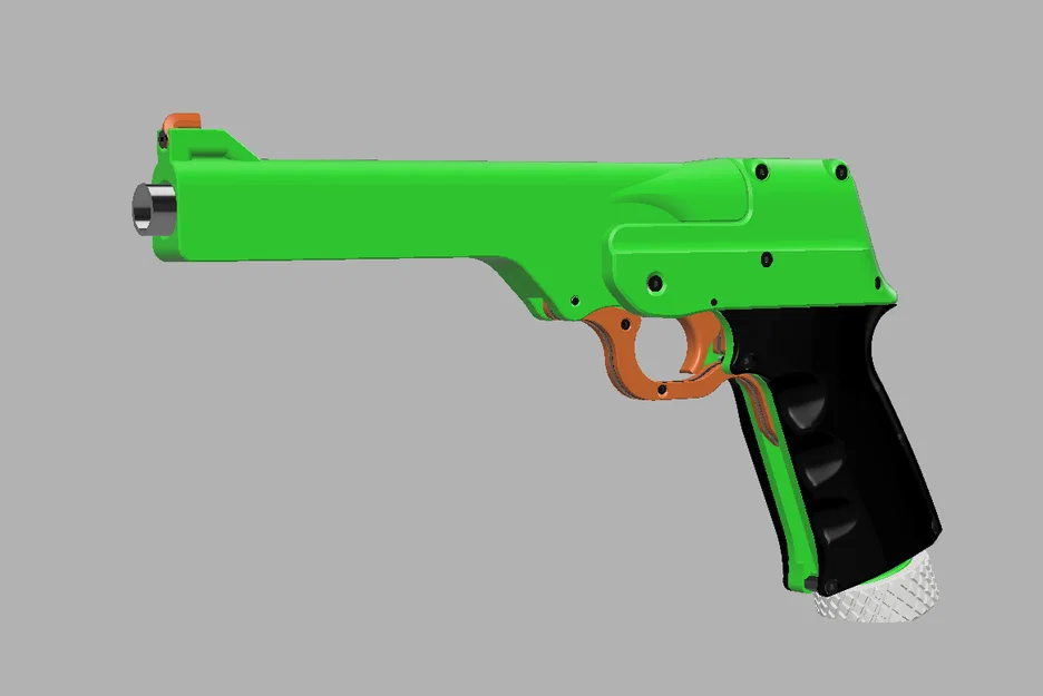 Mô hình súng Nerf Blaster phong cách đặc vụ 007 in 3D - Image 1