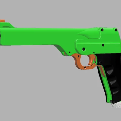 Mô hình súng Nerf Blaster phong cách đặc vụ 007 in 3D