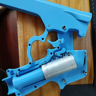 Mô hình súng Nerf Blaster phong cách đặc vụ 007 in 3D