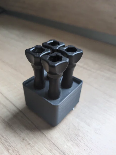 Khay 3D đựng ốc vít GoPro chuẩn Gridfinity 1x1 gọn gàng - Image 1