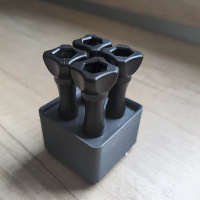 Khay 3D đựng ốc vít GoPro chuẩn Gridfinity 1x1 gọn gàng