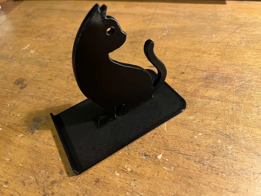 Giá đỡ điện thoại họa tiết mèo - Image 2