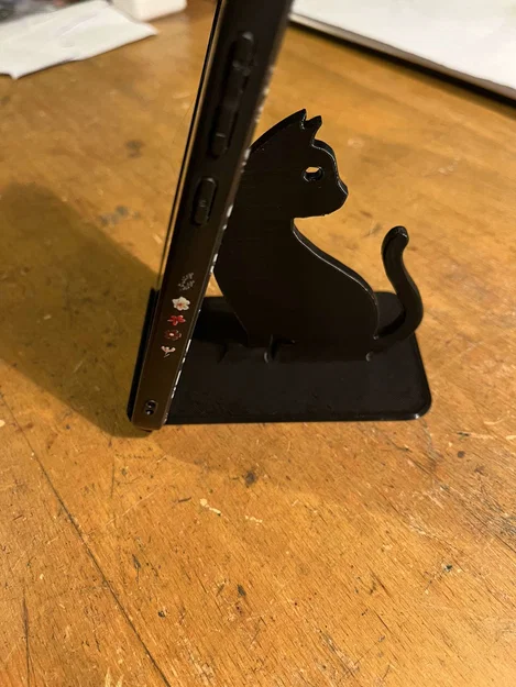 Giá đỡ điện thoại họa tiết mèo - Image 4