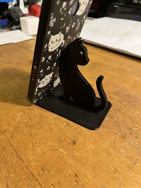Giá đỡ điện thoại họa tiết mèo - Image 6