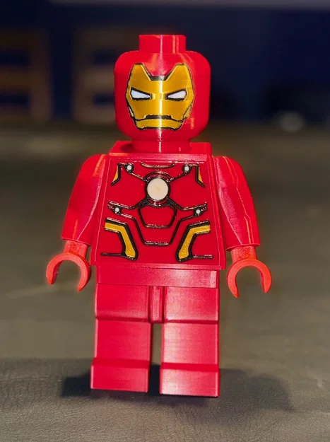 Iron Man & Captain America Brick MegaFigures độc quyền (tỉ lệ 5:1) - Image 2