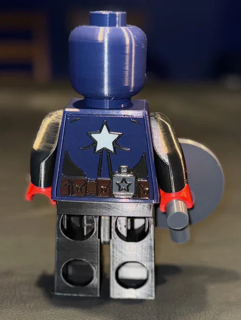 Iron Man & Captain America Brick MegaFigures độc quyền (tỉ lệ 5:1) - Image 5