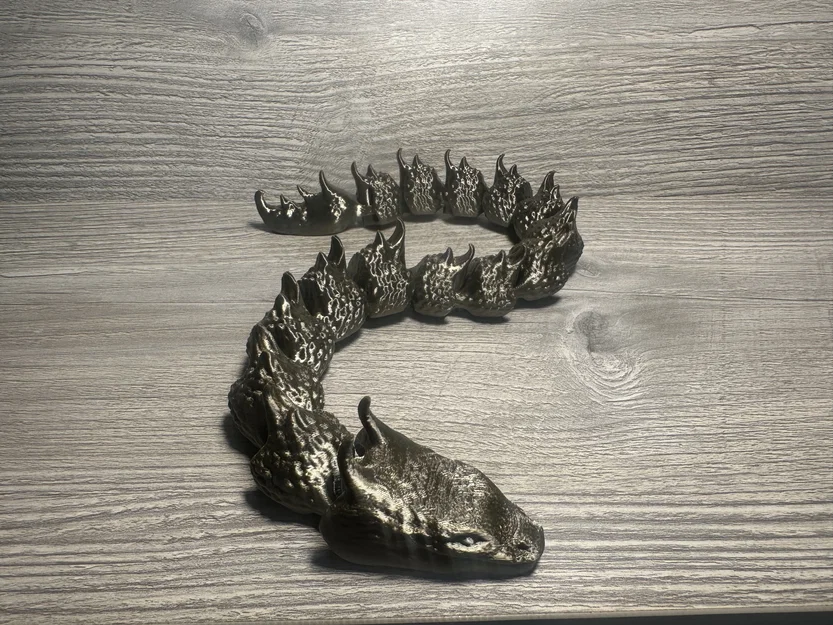 Basilisk articulated (print-in-place) – cảm hứng Harry Potter - Image 1