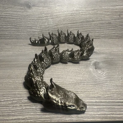 Basilisk articulated (print-in-place) – cảm hứng Harry Potter