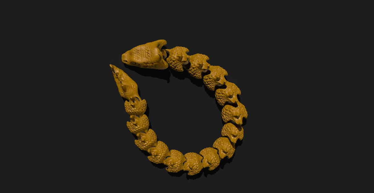 Basilisk articulated (print-in-place) – cảm hứng Harry Potter - Image 3