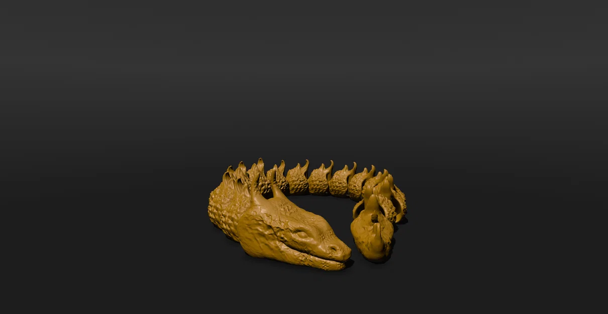 Basilisk articulated (print-in-place) – cảm hứng Harry Potter - Image 4