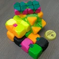 Infinity Cube (fidget cube) với hinges thay thế, in rời và dễ sửa - Thumbnail 2