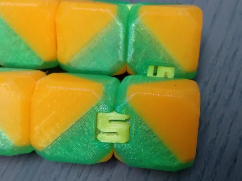 Infinity Cube (fidget cube) với hinges thay thế, in rời và dễ sửa - Image 7