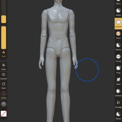 Body BJD boy WIP tương thích Smart Doll (gắn được head Smart Doll)