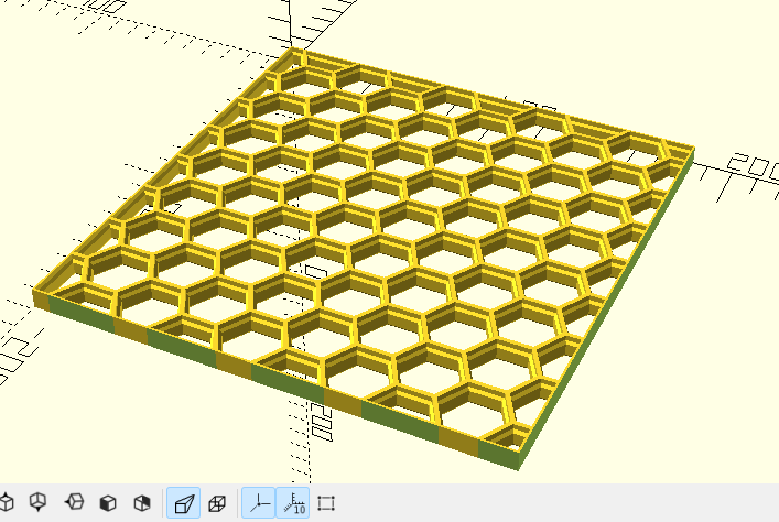 Bảng treo tường HSW (Honeycomb) tối ưu cho bàn in 200x200 - Image 1