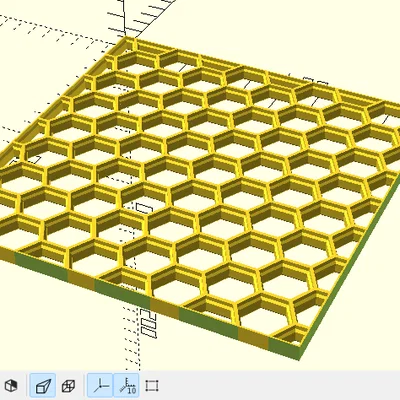 Bảng treo tường HSW (Honeycomb) tối ưu cho bàn in 200x200