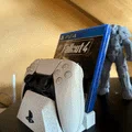 Đế giữ tay cầm PS5 kết hợp giá để đĩa game 3D tiện lợi - Thumbnail 3