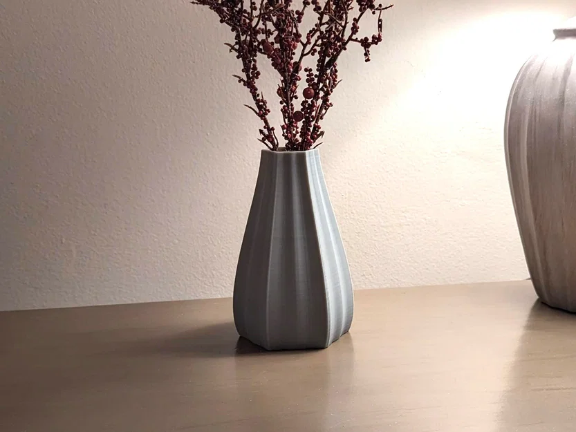 Mẫu bình hoa 3D tối giản - Thiết kế sang trọng cho mọi không gian - Image 1
