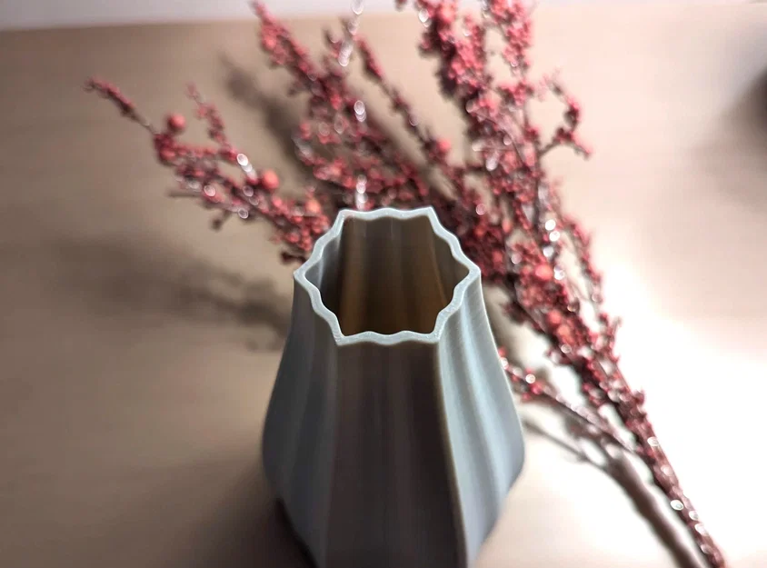 Mẫu bình hoa 3D tối giản - Thiết kế sang trọng cho mọi không gian - Image 3