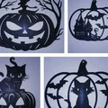 Trang trí treo tường Halloween - Bộ 4 món - Thumbnail 1