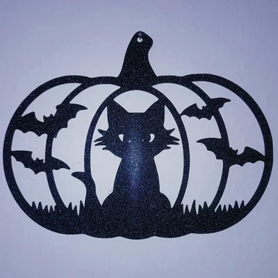 Trang trí treo tường Halloween - Bộ 4 món