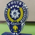 Mô hình biểu trưng Cảnh sát Thổ Nhĩ Kỳ (Turk Police Logo) để bàn - Thumbnail 1