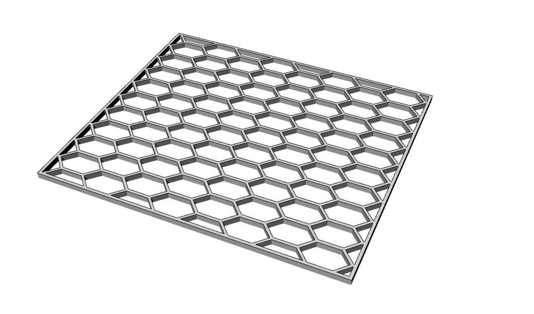 Mẫu in 3D Honeycomb Vector - Khuôn tô họa tiết tổ ong đa năng - Image 1