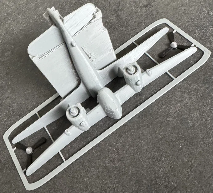 Mô hình lắp ráp máy bay Bristol Beaufighter Kit Card 3D - Image 4