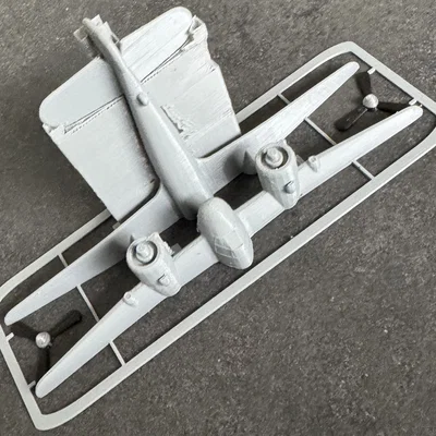 Mô hình lắp ráp máy bay Bristol Beaufighter Kit Card 3D