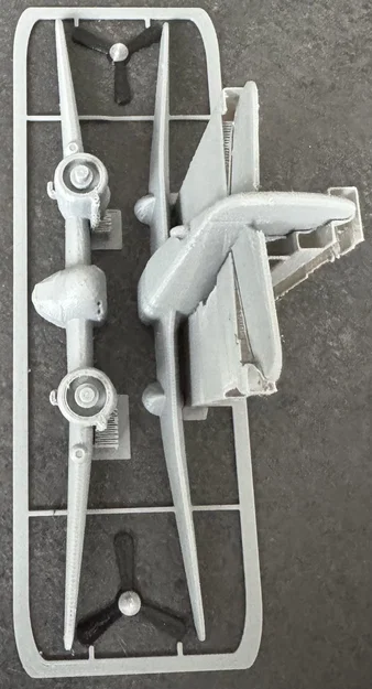 Mô hình lắp ráp máy bay Bristol Beaufighter Kit Card 3D - Image 5