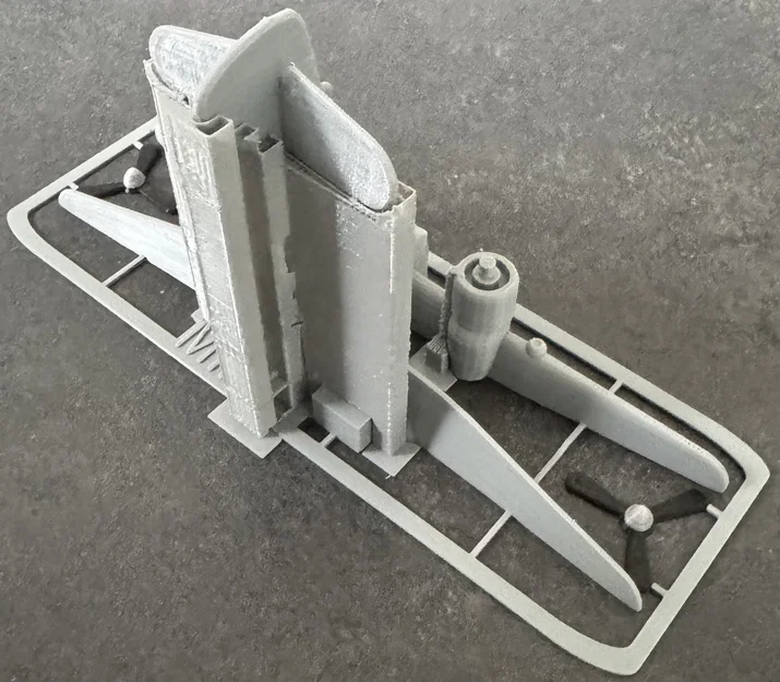 Mô hình lắp ráp máy bay Bristol Beaufighter Kit Card 3D - Image 7