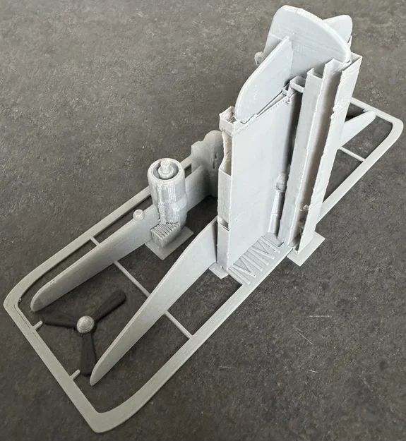 Mô hình lắp ráp máy bay Bristol Beaufighter Kit Card 3D - Image 8