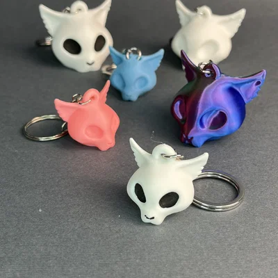 Móc khóa & đồ chơi Mèo Đầu Lâu – nhiều phiên bản cho Halloween